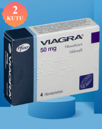 Viagra 50 mg 4 Tablet 2 Kutu
